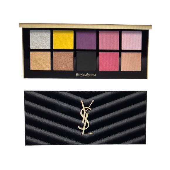SOLD๐บYves Saint Laurent๐Couture Color converts to Black Clutch NEW IN BOX - Picture 3 of 16